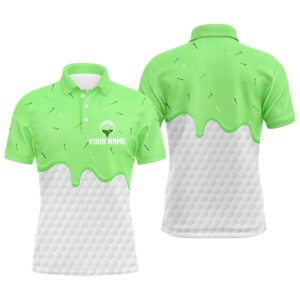 Men’s Golf Polo Shirts Custom Green Ice&hellip;