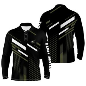 Men s Golf Polo Shirts Custom Name Black Green Plaid Golf Outfit Men Men s Golf Clothes Golf Polo Shirt Golf Shirts 2 kx4kbi.jpg