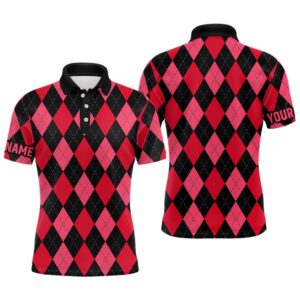 Men’s Golf Polo Shirts Custom Red And&hellip;