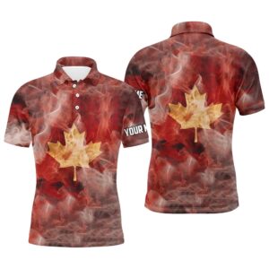 Men’s Golf Polo Shirts Custom Smoke Canadian&hellip;