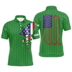 Men’s Golf Polo Shirts Green Golf Ball&hellip;