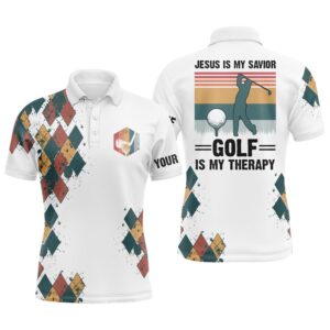 Men’s Golf Polo Shirts Jesus Is My&hellip;