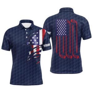 Men’s Golf Polo Shirts Navy Golf Ball&hellip;