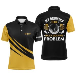 Men’s Golf Polos Shirts Custom My Drinking&hellip;