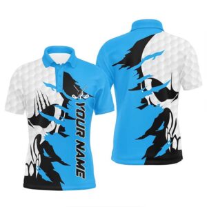 Men’s Golf Polos Shirts Custom Name Golf&hellip;