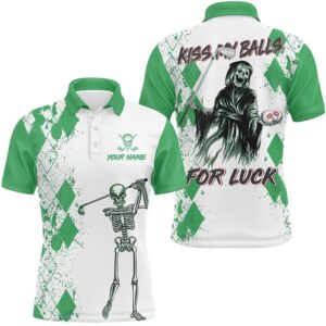 Men’s Kiss My Balls Golf Polo Shirts&hellip;