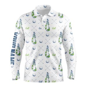 Men’s Long Sleeve Golf Tops Custom Name&hellip;