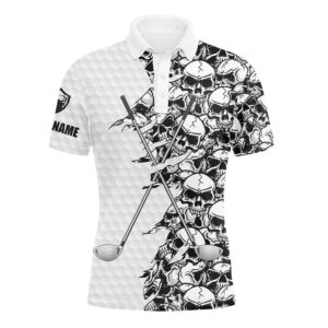 Men’s Long Sleeve Golf Tops Polo White&hellip;