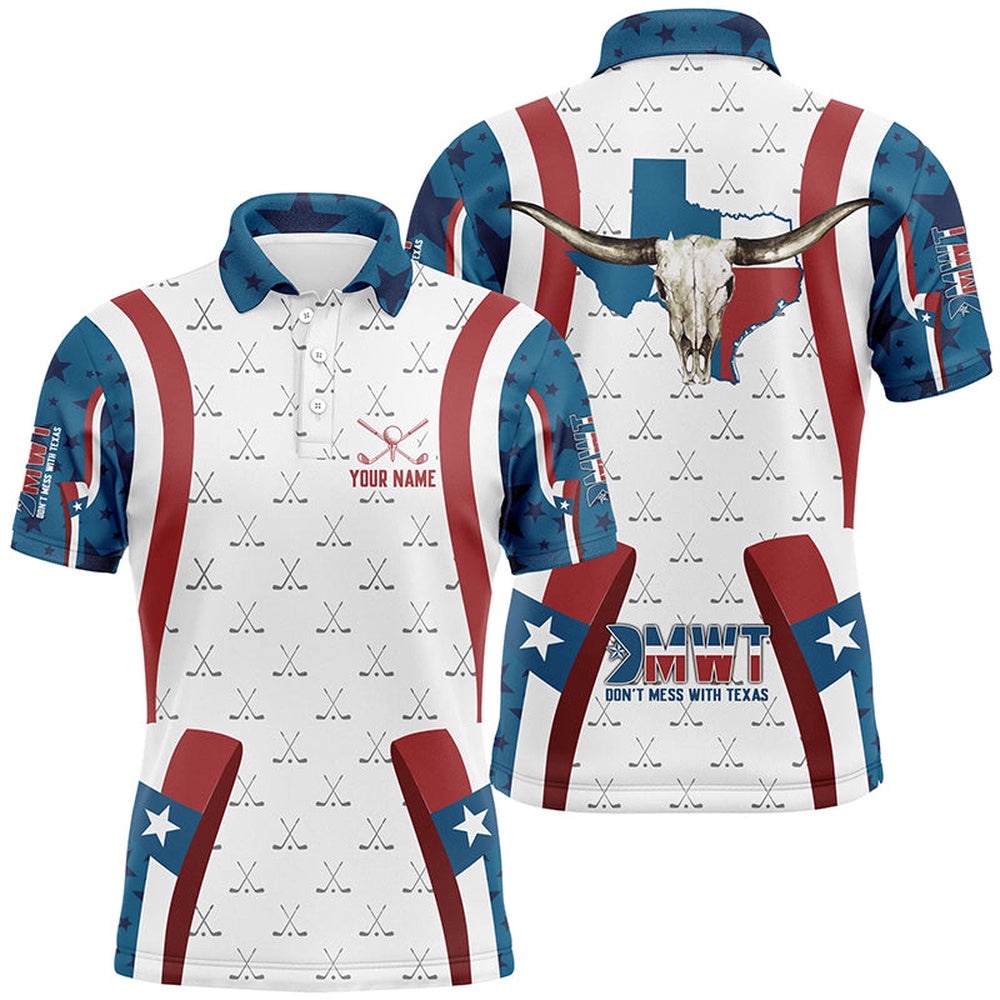 Men’s Texas Golf Shirt, Custom Name Patriotic Shirt Funny Golf Shirts For Men, Best Golf Gifts, Golf Polo Shirt, Golf Shirts
