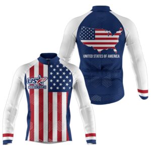 Menwomen American Cycling Jersey With 3 Pockets&hellip;