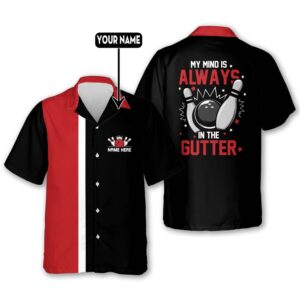My Mind Is Always Bowling Shirts, Custom&hellip;
