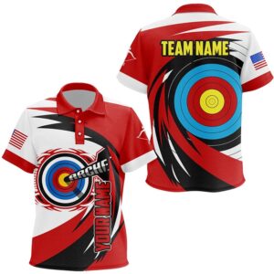 Name Target Archery Polo Shirts, Custom American&hellip;