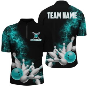 Name Unisex Strike Bowling Team Shirts For&hellip;