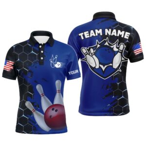 Navy & Black Bowling Shirt Customized Camo&hellip;