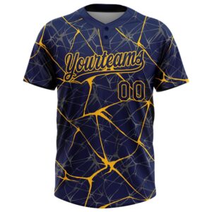 Navy Gold 3D Pattern Abstract Network Two Button Unisex Softball Jersey Custom Team Softball Jersey 2 h3agur.jpg
