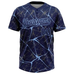 Navy Light Blue 3D Pattern Abstract Network Two Button Unisex Softball Jersey Custom Team Softball Jersey 2 rypedw.jpg