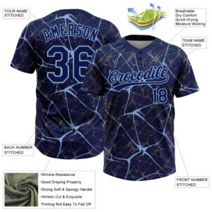 Navy Light Blue 3D Pattern Abstract Network Two Button Unisex Softball Jersey Custom Team Softball Jersey 3 quwpgp.jpg