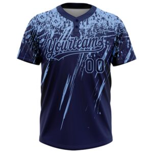 Navy Light Blue 3D Pattern Abstract Sharp Shape Two Button Unisex Softball Jersey Custom Team Softball Jersey 2 lfccve.jpg
