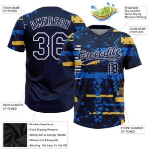 Navy Navy Royal Gold 3D Pattern Two Button Unisex Softball Jersey Custom Team Softball Jersey 3 sa85vu.jpg