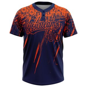 Navy Orange 3D Pattern Abstract Sharp Shape Two Button Unisex Softball Jersey Custom Team Softball Jersey 2 ehhlcr.jpg