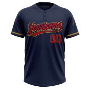 Navy Red Old Gold Two Button Unisex Softball Jersey Custom Team Softball Jersey 2 nvdzsk.jpg