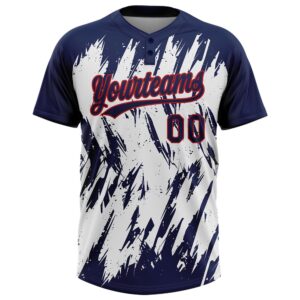 Navy Red White 3D Pattern Abstract Sharp Shape Two Button Unisex Softball Jersey Custom Team Softball Jersey 2 opw6b0.jpg