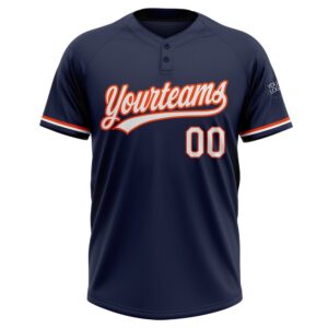 Navy White Orange Two Button Unisex Softball Jersey Custom Team Softball Jersey 2 rnba2y.jpg