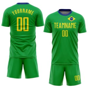 Neon Green Gold Royal Sublimation Brazilian Flag&hellip;
