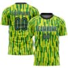 Neon Green Green Sublimation Soccer Uniform Jersey, Custom Team Soccer Jersey Shirt