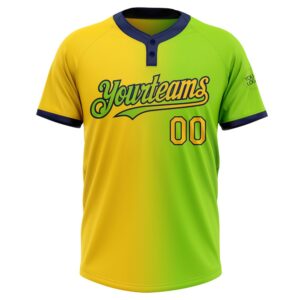 Neon Green Yellow Navy Gradient Fashion Two Button Unisex Softball Jersey Custom Team Softball Jersey 2 wcyffc.jpg