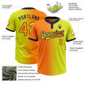 Neon Yellow Bay Orange Navy Gradient Fashion Two Button Unisex Softball Jersey Custom Team Softball Jersey 3 q8plij.jpg