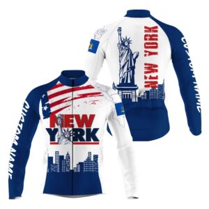 New York Blue Men Cycling Jersey Nyc&hellip;