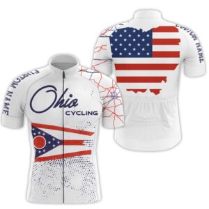 Ohio Cycling Jersey For Men Women Custom&hellip;