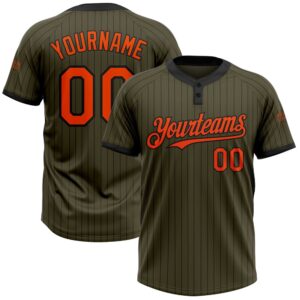 Olive Black Pinstripe Orange Salute To Service&hellip;