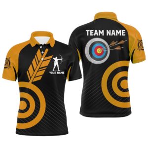 Orange Archery Polo For Men Custom Archery&hellip;