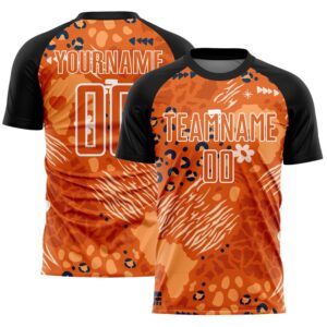 Orange Bay Orange Black African Pattern Sublimation&hellip;