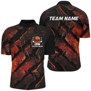 Orange Claw Customize Team Bowling Shirts, Skull&hellip;