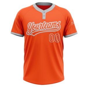 Orange Orange Gray Two Button Unisex Softball Jersey Custom Team Softball Jersey 2 aycqaj.jpg