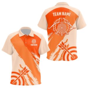 Orange Polo Archery Polo Shirts Custom Archery&hellip;