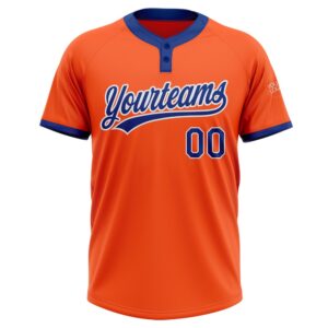 Orange Royal White Two Button Unisex Softball Jersey Custom Team Softball Jersey 2 dctuoi.jpg