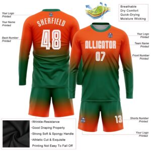 Orange White Kelly Green Sublimation Long Sleeve Fade Fashion Soccer Uniform Jersey Custom Team Soccer Jersey Shirt 3 jvv7je.jpg