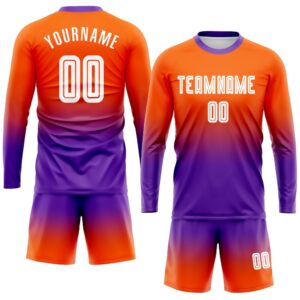 Orange White Purple Sublimation Long Sleeve Fade Fashion Soccer Uniform Jersey Custom Team Soccer Jersey Shirt 2 kcfxrh.jpg