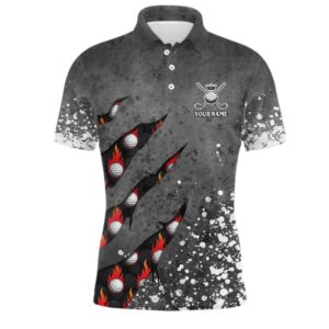 Paint Splash D Golf Polo Shirts Personalized&hellip;