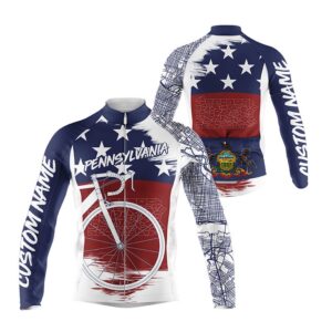Pennsylvania Men Women Cycling Jersey Usa Bike Shirts With 3 Pockets Bicycle Clothes Custom Mono Cycling Jersey 2 xjemls.jpg