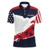 Personalized American Flag Maryland Patriot Golf White Men’s Golf Polo Shirts For Men’s, Golf Polo Shirt, Golf Shirts