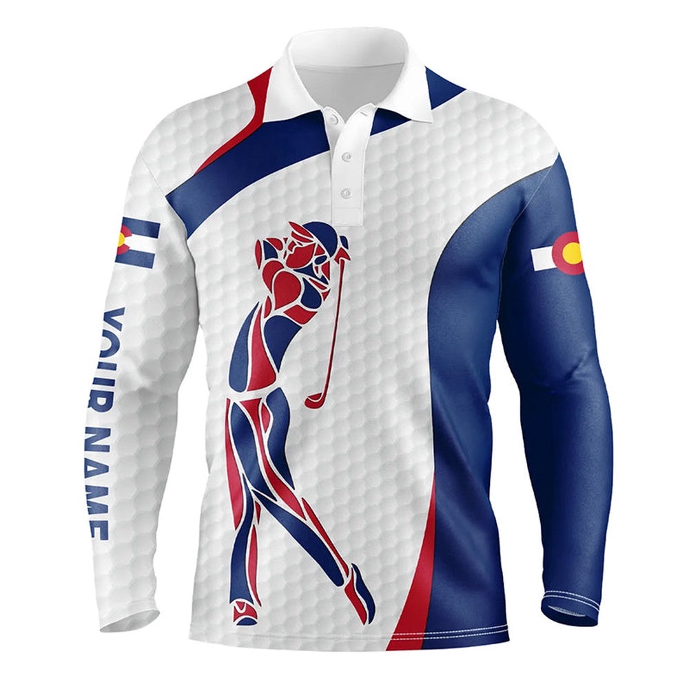 Personalized Colorado Flag Patriot Golf White Men’s Golf Polo Shirts Custom Name Golf Gifts For Men, Golf Polo Shirt, Golf Shirts Personalized Colorado Flag Patriot Golf White Men’s Golf Polo Shirts Custom Name Golf Gifts For Men, Golf Polo Shirt, Golf Shirts