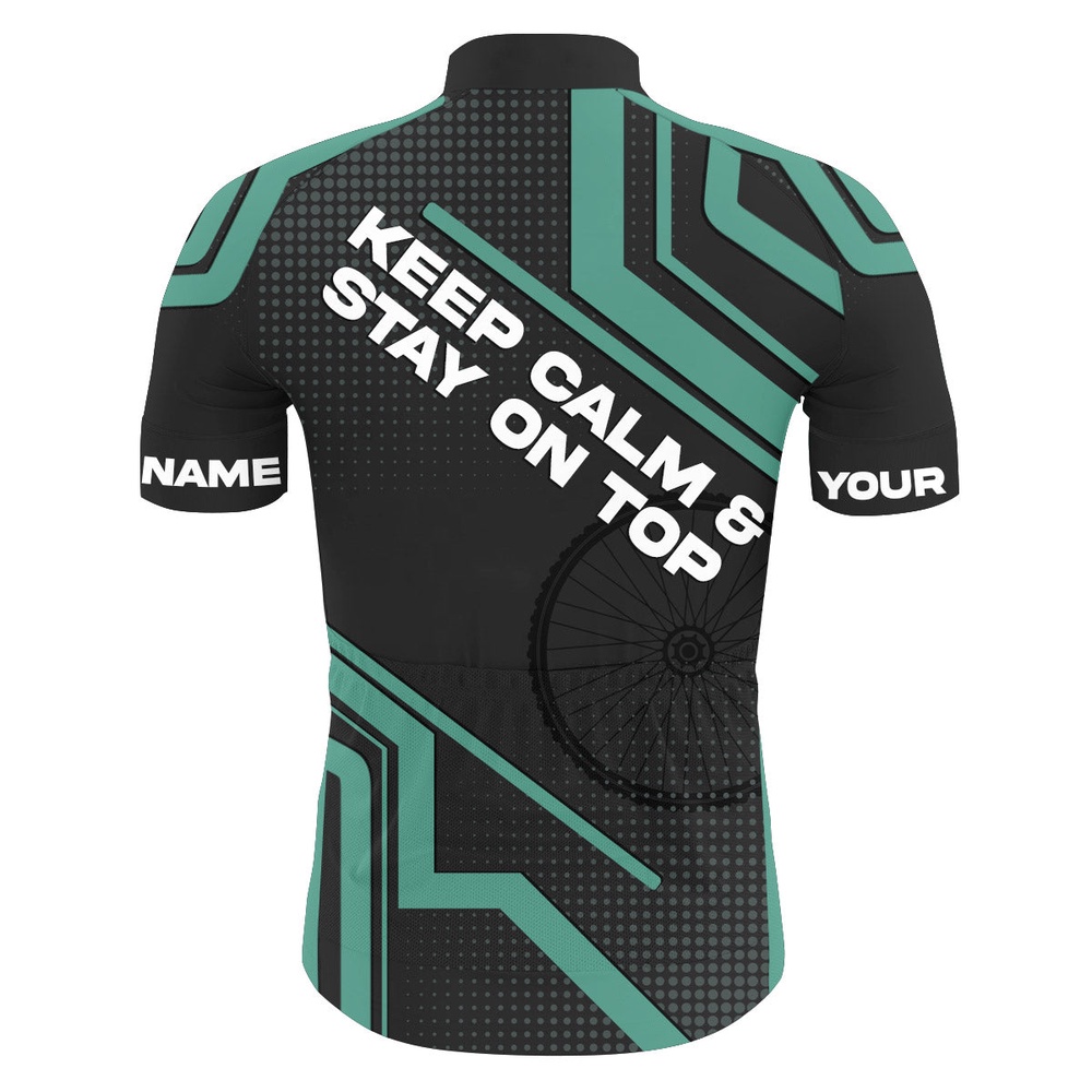 Personalized Cycling Jersey Men Stay On Top Team Riding Best Road Bicycle Gear Male Racing Clothe, Custom Mono Cycling Jersey Personalized Cycling Jersey Men Stay On Top Team Riding Best Road Bicycle Gear Male Racing Clothe, Custom Mono Cycling Jersey