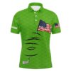 Personalized Green Golf Club Polo Shirts Custom Name All Over Print Golf Shirt, Golf Polo Shirt, Golf Shirts