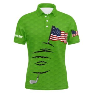 Personalized Green Golf Polos Shirt For Men&hellip;