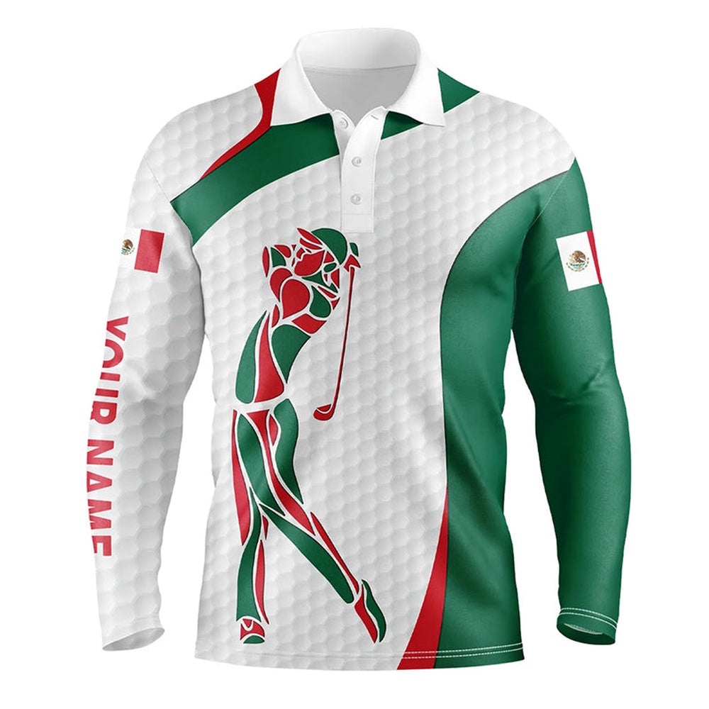 Personalized Mexican Flag Patriot Golf White Men’s Golf Polo Shirts Custom Name Golf Gifts For Men, Golf Polo Shirt, Golf Shirts Personalized Mexican Flag Patriot Golf White Men’s Golf Polo Shirts Custom Name Golf Gifts For Men, Golf Polo Shirt, Golf Shirts